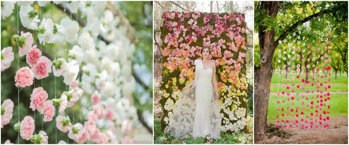 Use a tree as a secular ceremonial arch