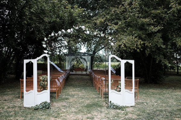 Secular wedding in a Puyrigaud castle